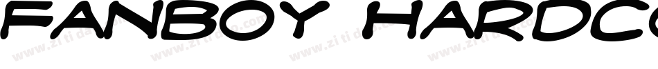Fanboy Hardcore Italic字体转换